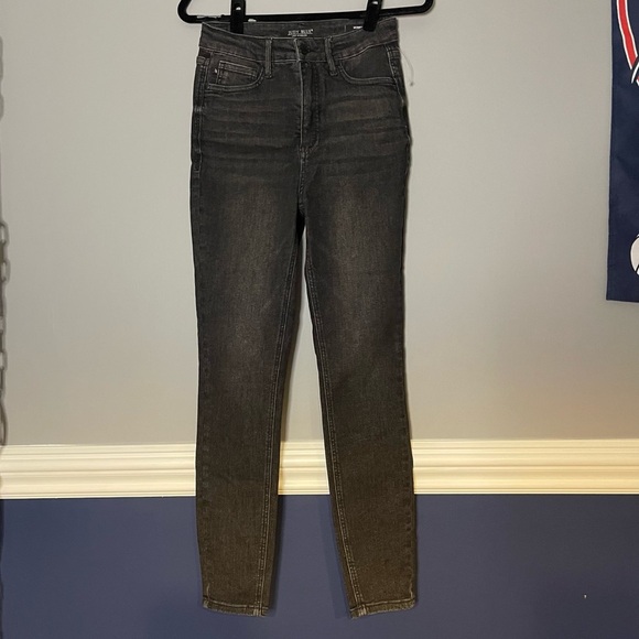 JUDY BLUE Skinny Fit Black Jeans Size 3 - Picture 1 of 6
